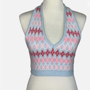 Adika halter sweater top
